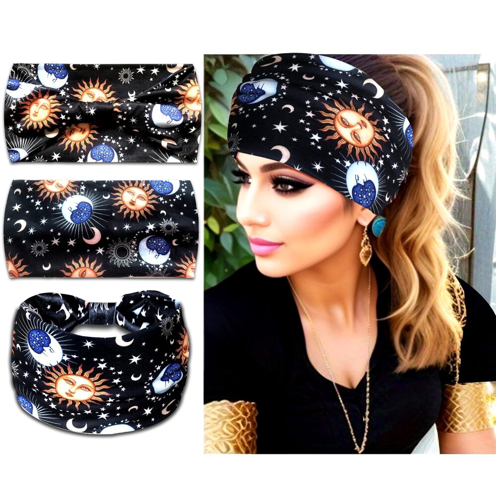 4228 Women's Sun & Moon Headband, Hair Accessoriess